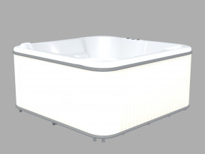modern jacuzzi 3D Model