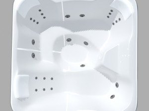 modern jacuzzi 3D Model
