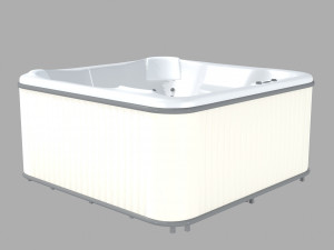 modern jacuzzi 3D Model