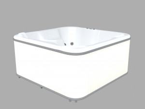 modern jacuzzi 3D Model
