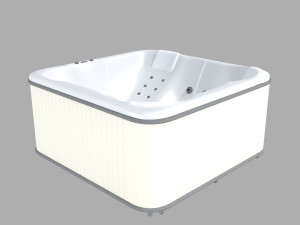 modern jacuzzi 3D Model