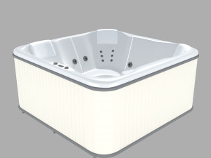 modern jacuzzi 3D Model