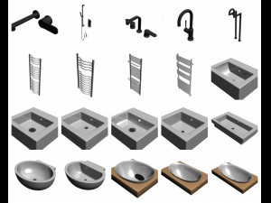 AWESOME 120 In 1 Bathroom Item PRINTABLE PACK Model 3D