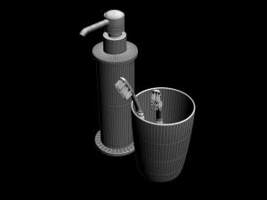 bathroom accessories-1 3D Model