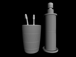 bathroom accessories-1 3D Model