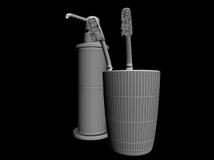 bathroom accessories-1 3D Model