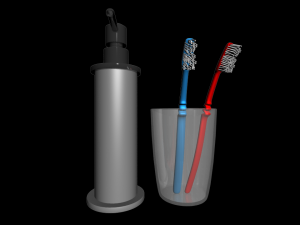 bathroom accessories-1 3D Model