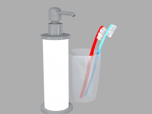 bathroom accessories-1 3D Model