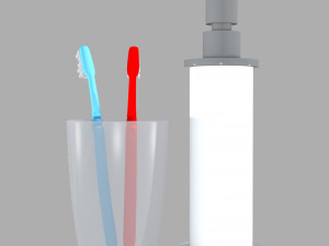 bathroom accessories-1 3D Model
