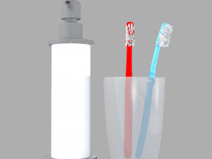 bathroom accessories-1 3D Model