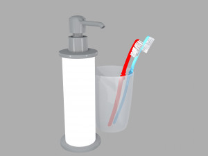 bathroom accessories-1 3D Model