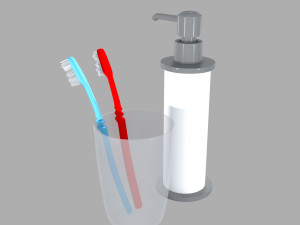 bathroom accessories-1 3D Model