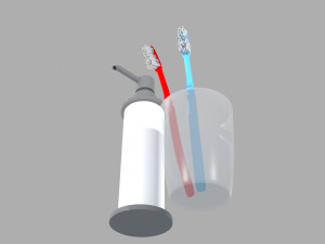 bathroom accessories-1 3D Model