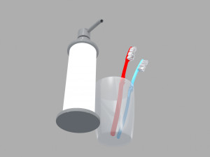 bathroom accessories-1 3D Model