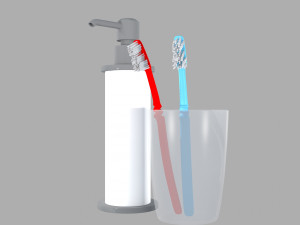 bathroom accessories-1 3D Model