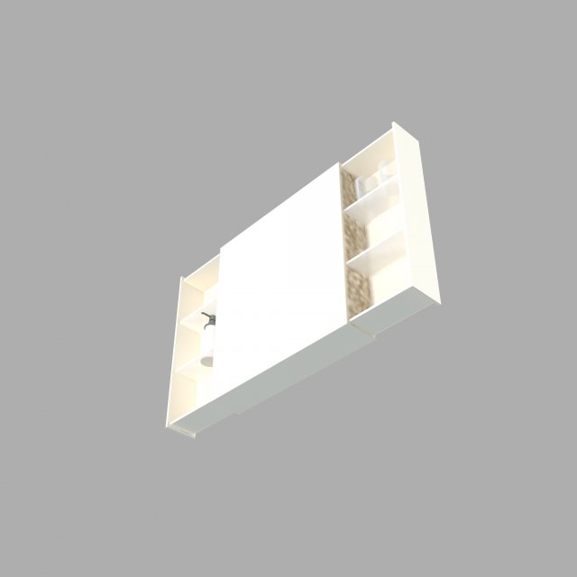 bathroom cabinet 3D Модель .c4d .max .obj .3ds .fbx .stl .blend