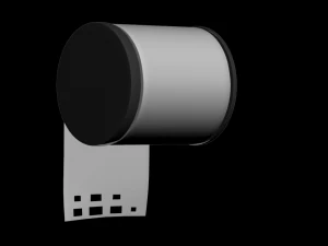 toilet paper 3D Model
