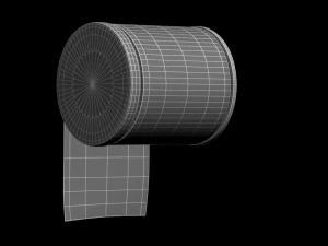 toilet paper 3D Model