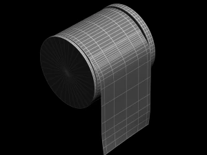 toilet paper 3D Model