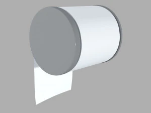 toilet paper 3D Model