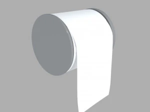 toilet paper 3D Model