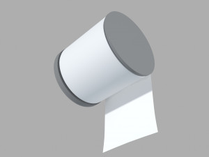 toilet paper Model 3D