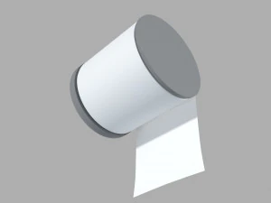toilet paper 3D Model