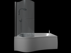 bath-4 - shower cabin Modèle 3D