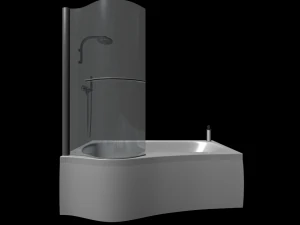 bath-4 - shower cabin 3D Model