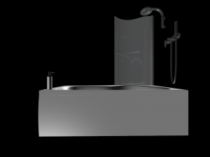 bath-4 - shower cabin Modèle 3D