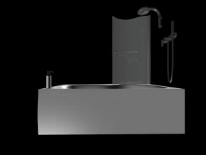 bath-4 - shower cabin 3D Model