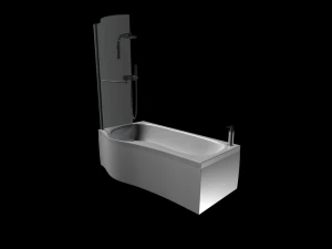 bath-4 - shower cabin 3D Model