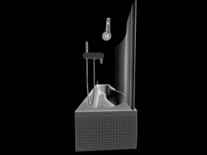 bath-4 - shower cabin Modèle 3D