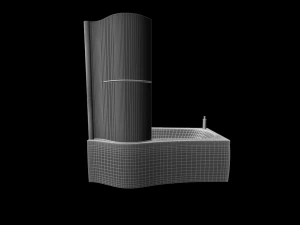 bath-4 - shower cabin 3D Model