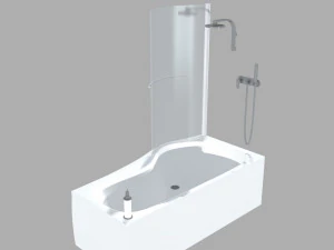 bad-4 - douchecabine 3D Model