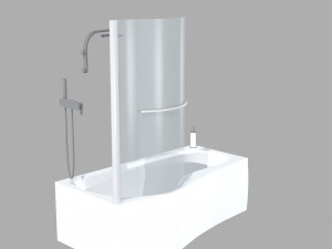 bath-4 - shower cabin Modèle 3D