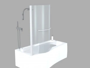 bath-4 - shower cabin 3D Model