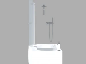 bath-4 - shower cabin 3D Model