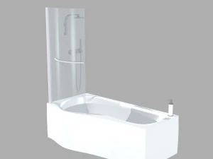 bath-4 - shower cabin 3D Model