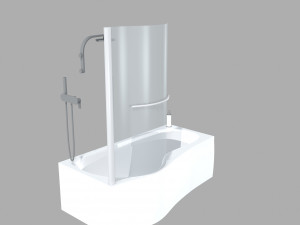 bath-4 - shower cabin Modèle 3D
