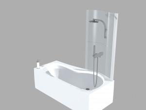 bath-4 - shower cabin Modèle 3D