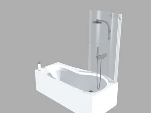 bath-4 - shower cabin 3D Model