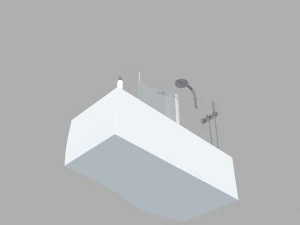 bath-4 - shower cabin 3D Model
