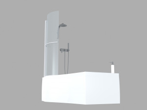 bath-4 - shower cabin Modèle 3D