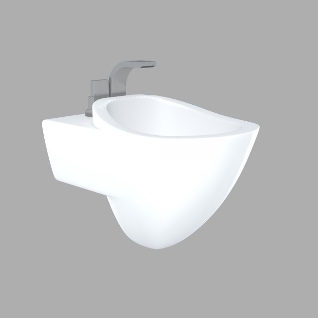 bidet-4 3D Model .c4d .max .obj .3ds .fbx .stl .blend 