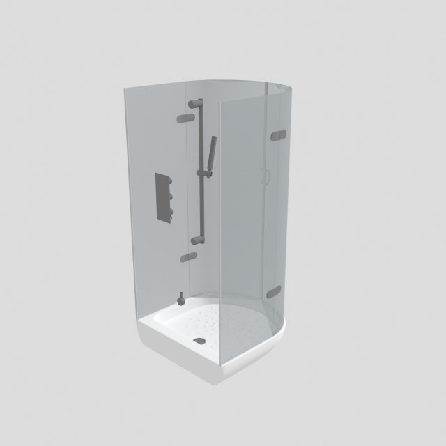 shower-6 Model 3D .c4d .max .obj .3ds .fbx .stl .blend 