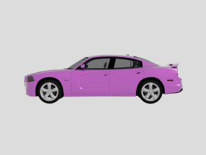 2011 dodge charger Model 3D