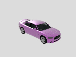 2011 dodge charger Model 3D