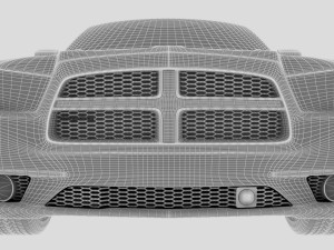 2011 dodge charger Model 3D