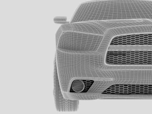 2011 dodge charger 3D Model